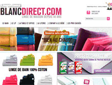 Tablet Screenshot of blancdirect.com